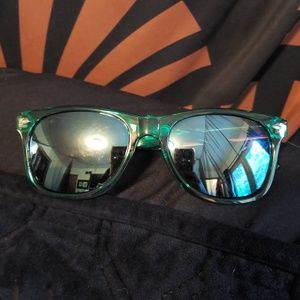 80's Teal Wayfarer Style Sunglasses Zumiez